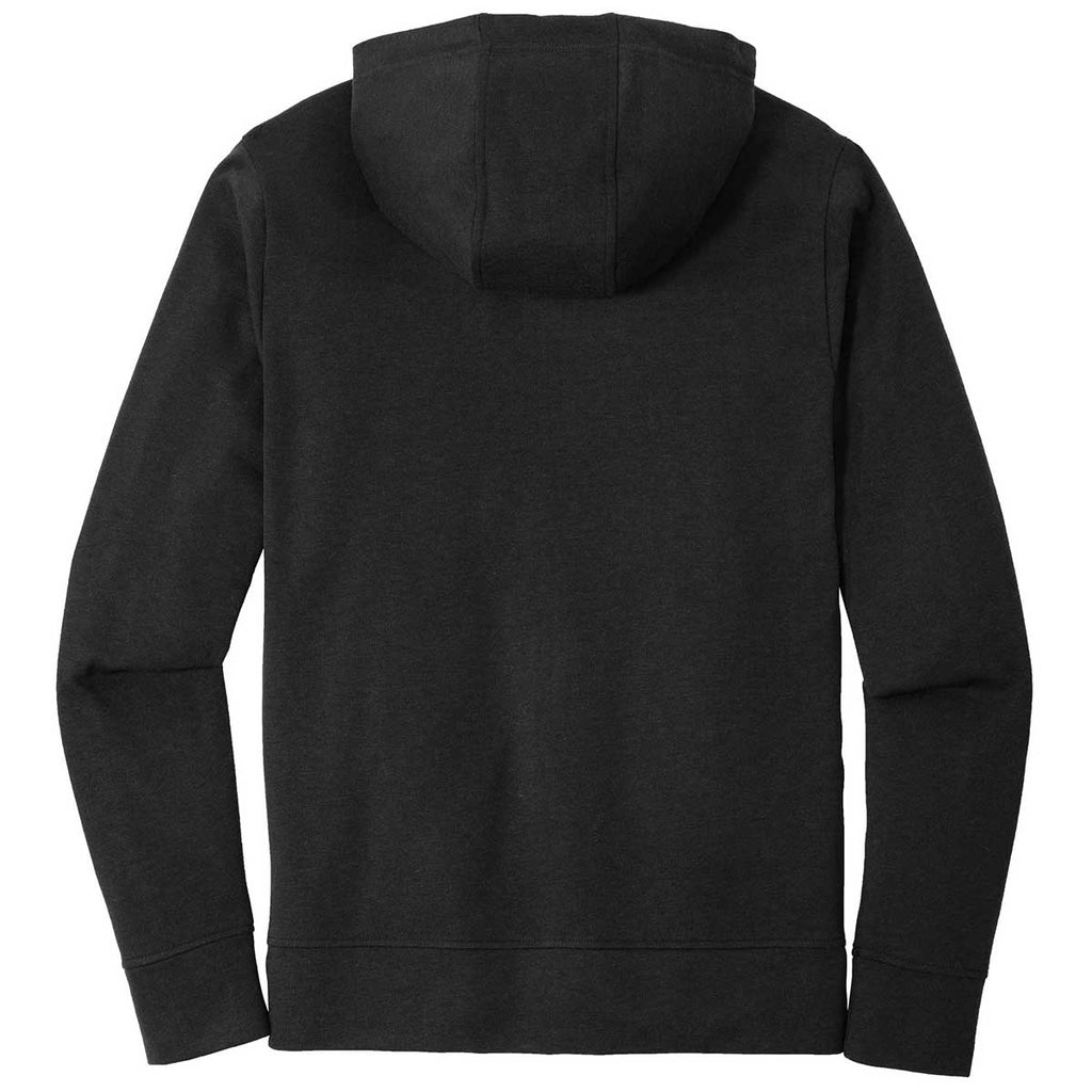 Sport-Tek Men's Black Triad Solid PosiCharge Tri-Blend Wicking Fleece Full-Zip Jacket