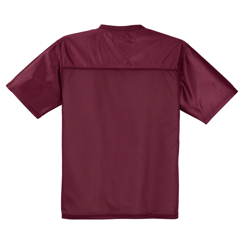 Sport-Tek Men's Maroon PosiCharge Replica Jersey