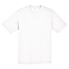 Sport-Tek Men's White PosiCharge RacerMesh Tee