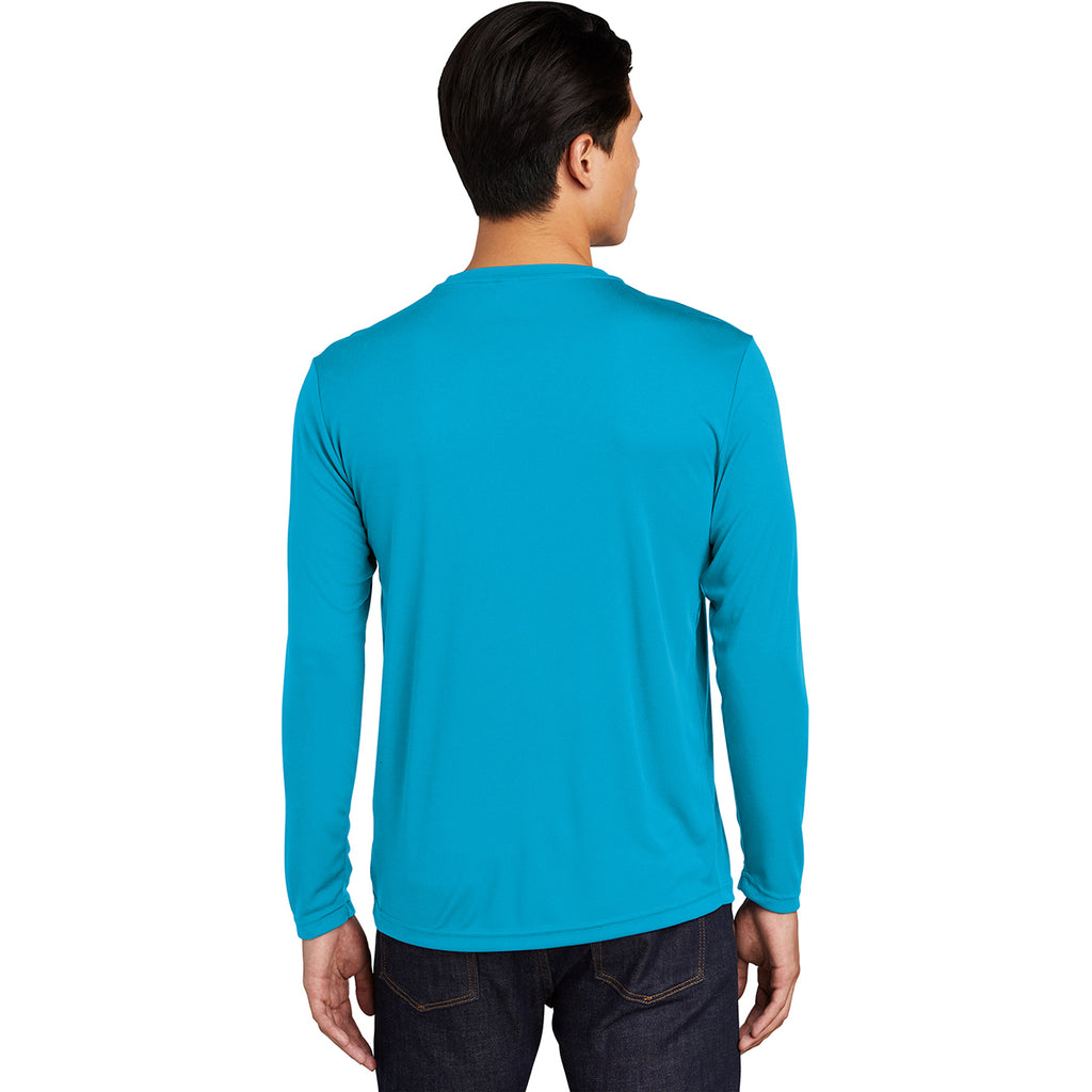 Sport-Tek Men's Atomic Blue Long Sleeve PosiCharge Competitor Tee