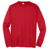 Sport-Tek Men's True Red Long Sleeve PosiCharge Competitor Tee