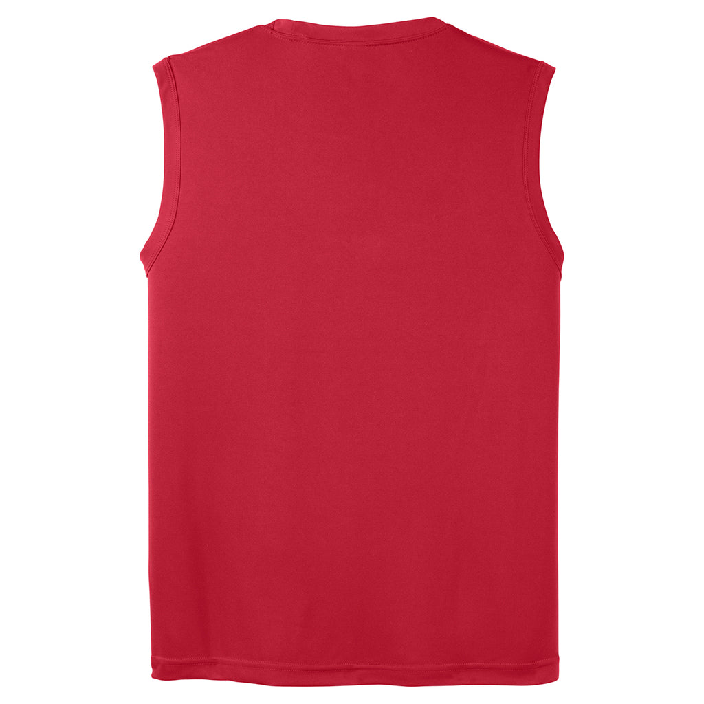 Sport-Tek Men's True Red Sleeveless PosiCharge Competitor Tee