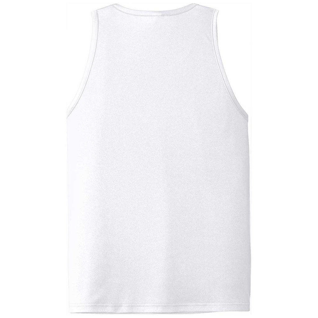 Sport-Tek Men's White PosiCharge Competitor Tank