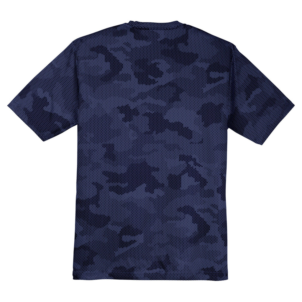 Sport-Tek Men's True Navy CamoHex Tee