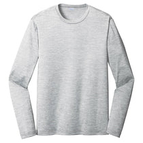 Sport-Tek Men's Silver Electric PosiCharge Long Sleeve Electric Heather Tee