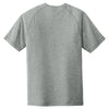 Sport-Tek Men's Dark Grey Heather PosiCharge Tri-Blend Wicking Raglan Tee