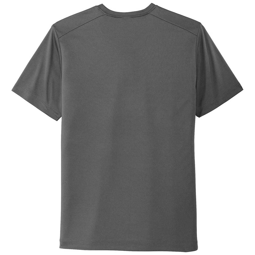 Sport-Tek Men's Dark Smoke Grey Posi-UV Pro Tee