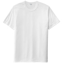 Sport-Tek Men's White Posi-UV Pro Tee