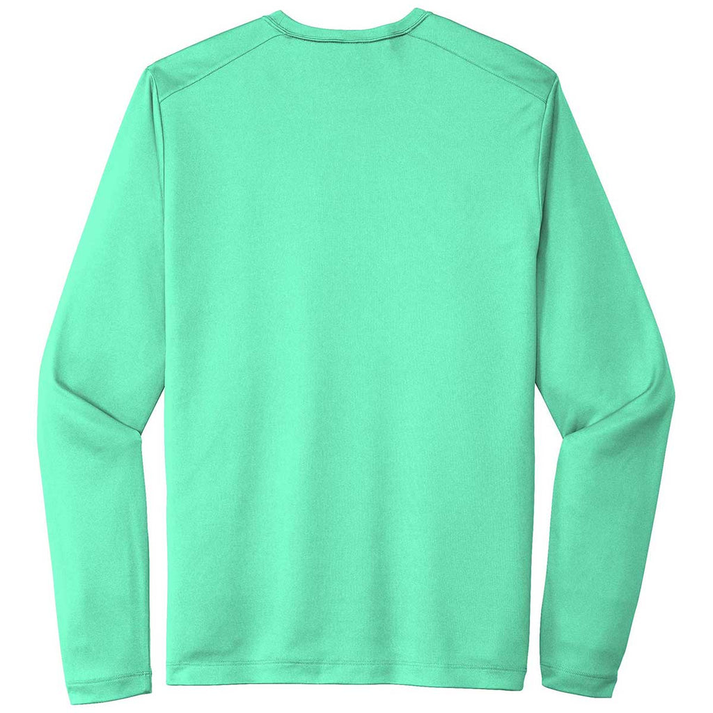 Sport-Tek Men's Bright Seafoam Posi-UV Pro Long Sleeve Tee