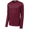 Sport-Tek Men's Cardinal Posi-UV Pro Long Sleeve Tee