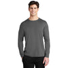 Sport-Tek Men's Dark Smoke Grey Posi-UV Pro Long Sleeve Tee