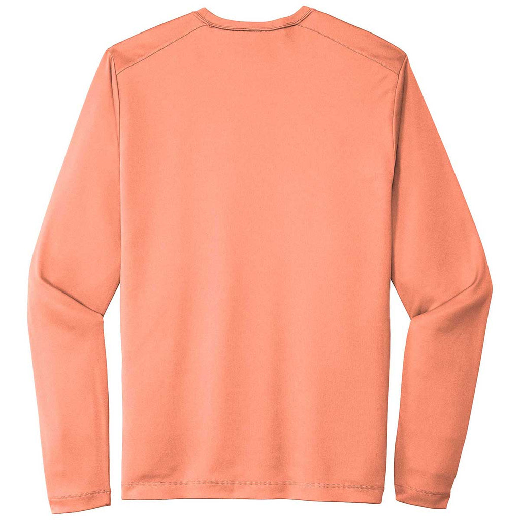 Sport-Tek Men's Soft Coral Posi-UV Pro Long Sleeve Tee