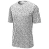 Sport-Tek Men's White PosiCharge Digi Camo Short Sleeve Tee