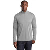 Sport-Tek Men's Light Grey Heather Endeavor 1/4 Zip Pullover