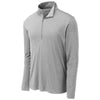 Sport-Tek Men's Light Grey Heather Endeavor 1/4 Zip Pullover