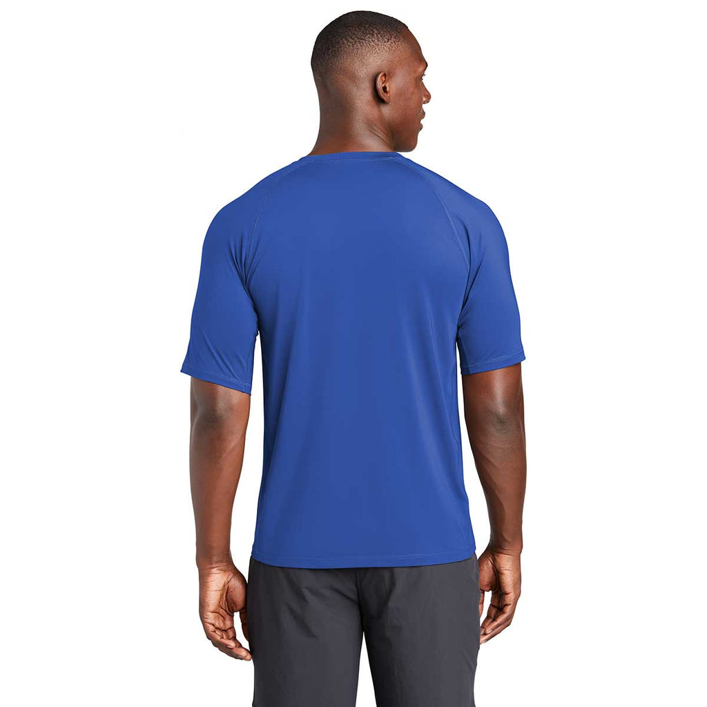 Sport-Tek Men's True Royal Short Sleeve Rashguard Tee