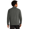 Sport-Tek Men's Dark Grey Heather Sport-Wick Flex Fleece 1/4-Zip