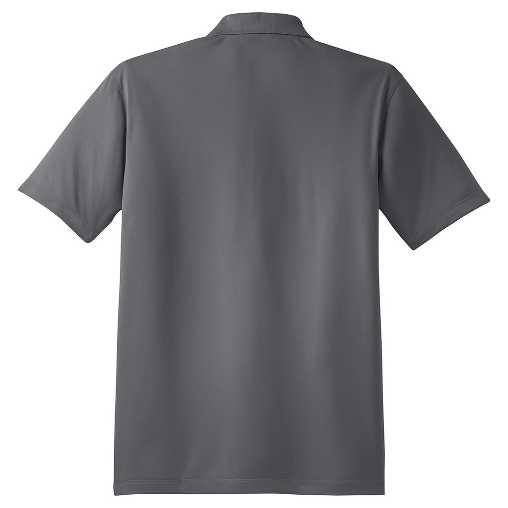 Sport-Tek Men's Iron Grey Micropique Sport-Wick Polo