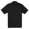 Sport-Tek Men's Black/Iron Grey Micropique Sport-Wick Piped Polo