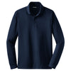 Sport-Tek Men's True Navy Long Sleeve Micropique Sport-Wick Polo