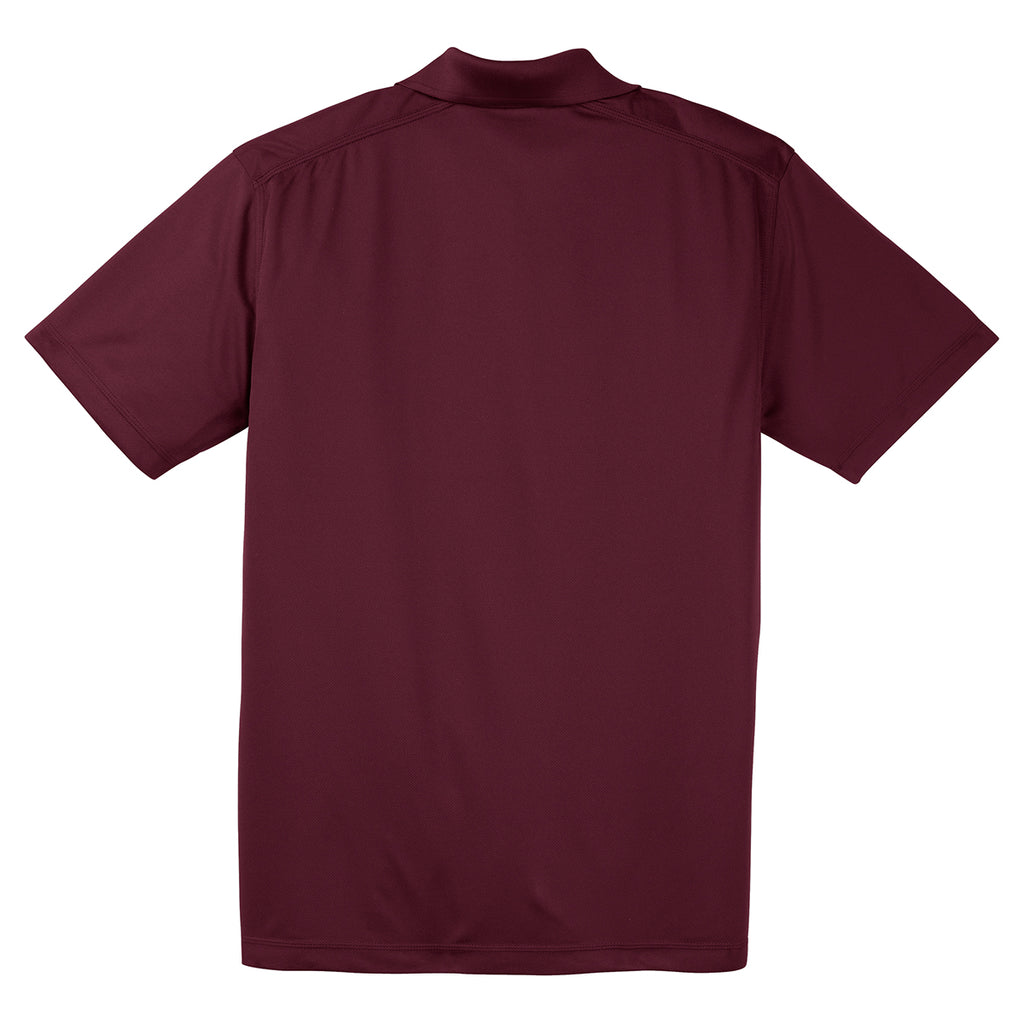 Sport-Tek Men's Maroon PosiCharge Micro-Mesh Polo