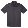 Sport-Tek Men's Iron Grey PosiCharge Active Textured Polo