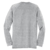 Sport-Tek Men's Heather Grey Long Sleeve Ultimate Performance Crew