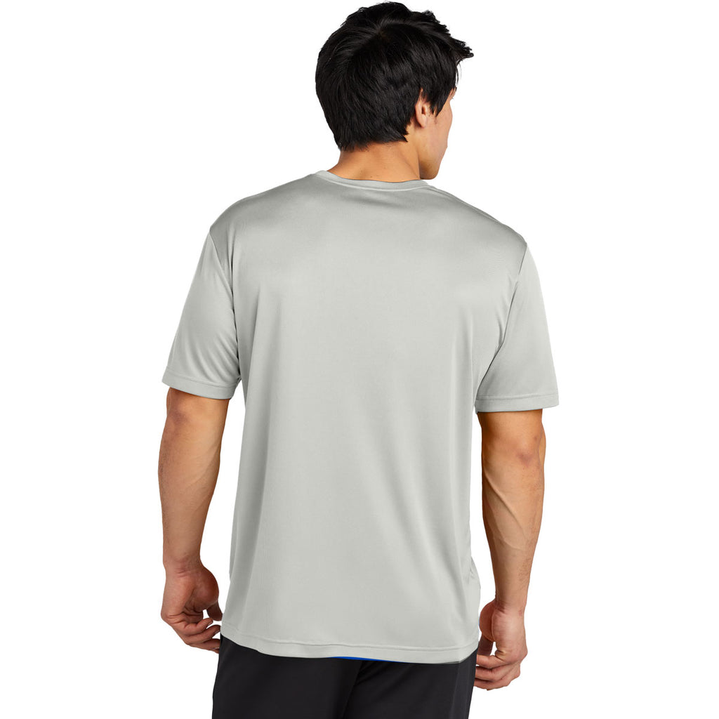 Sport-Tek Men's Silver PosiCharge Re-Compete Tee