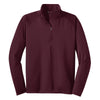 Sport-Tek Men's Maroon Sport-Wick Stretch 1/4-Zip Pullover