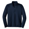 Sport-Tek Men's True Navy Sport-Wick Stretch 1/4-Zip Pullover