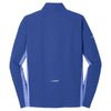 Sport-Tek Men's True Royal/True Royal Heather Sport-Wick Stretch Contrast 1/2-Zip Pullover