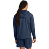 Sport-Tek Men's True Navy Sport-Wick Stretch 1/2-Zip Hoodie