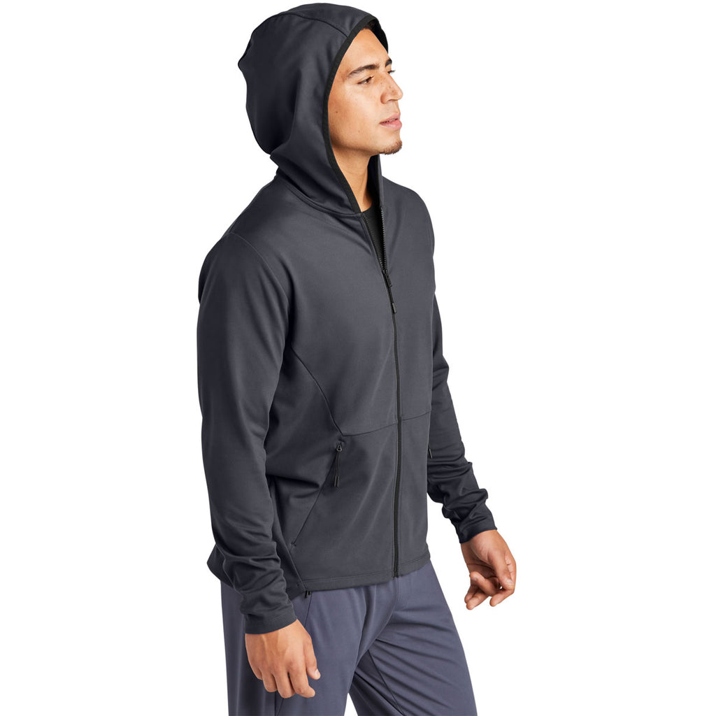 Sport-Tek Men's Graphite Circuit Hooded Full Zip