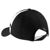 Sport-Tek Black/White Dry Zone Mesh Inset Cap