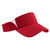 Sport-Tek True Red/White Dry Zone Colorblock Visor