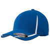 Sport-Tek True Royal/White Flexfit Performance Colorblock Cap