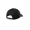 Sport-Tek Black Yupoong Curve Bill Snapback Cap