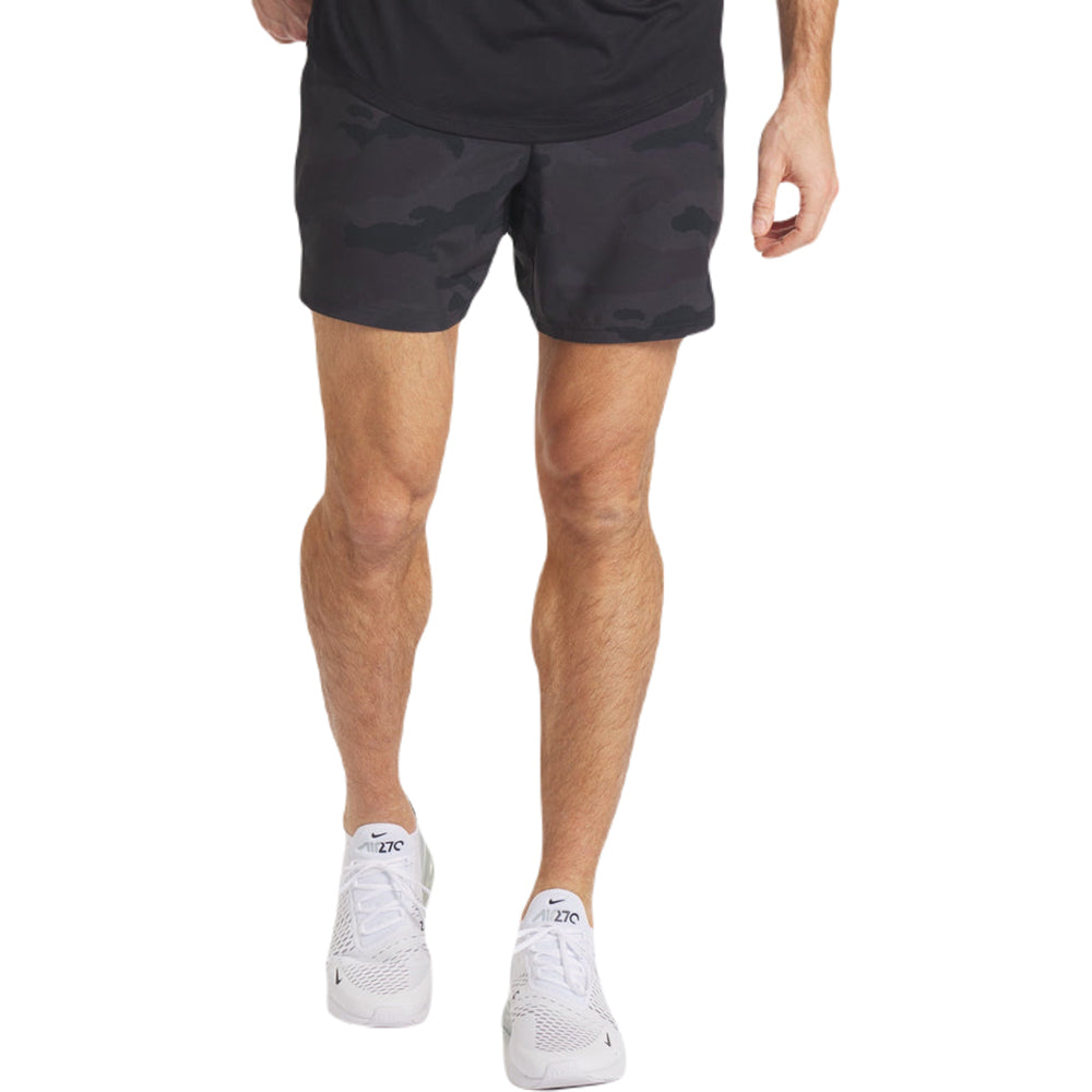 UNRL Men's Black Camo Stride Short [5.5"]