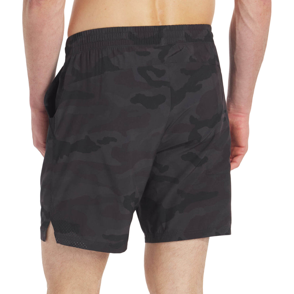 UNRL Men's Black Camo Stride Short [7.5"]