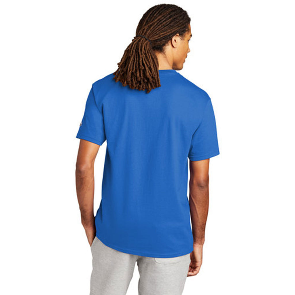 Champion Men's Athletic Royal Heritage 6-oz Jersey Tee