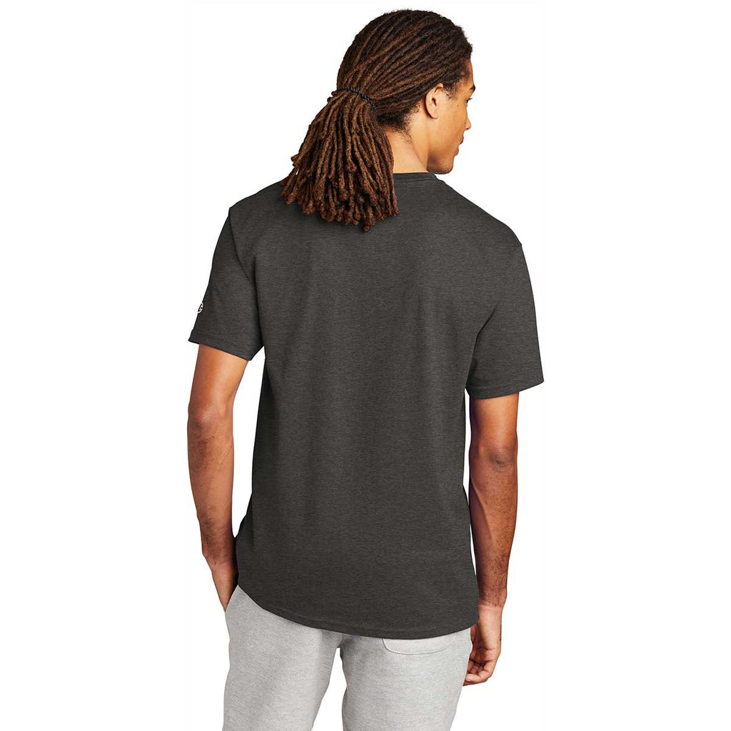 Champion Men's Charcoal Heather Heritage 6-oz Jersey Tee