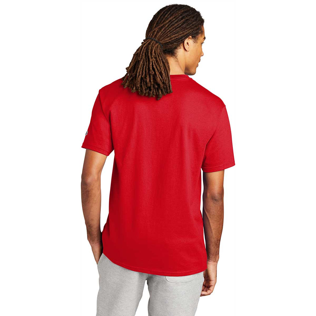 Champion Men's Red Heritage 6-oz Jersey Tee