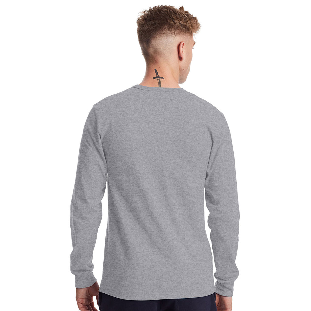 Champion Unisex Oxford Grey Heritage Long-Sleeve T-Shirt