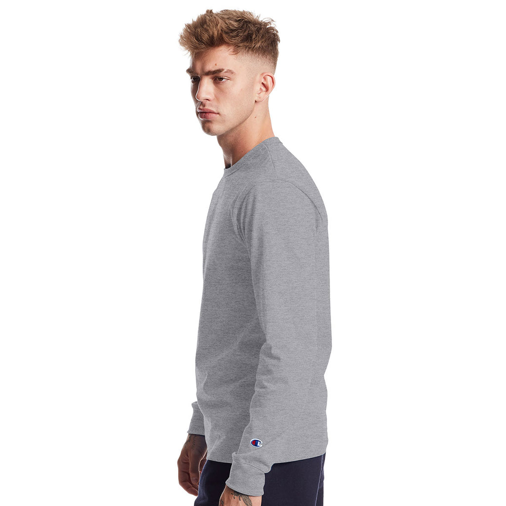 Champion Unisex Oxford Grey Heritage Long-Sleeve T-Shirt