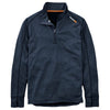 Timberland Men's Navy Heather Understroy Quarter zip Fleece