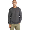 Timberland Men's Deep Grey Heather Core Pocket Long-Sleeve T-Shirt