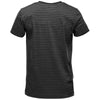 Stormtech Men's Black/Grey Heather Railtown Crew Neck Tee