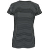 Stormtech Women's Black/Grey Heather Railtown Crew Neck Tee