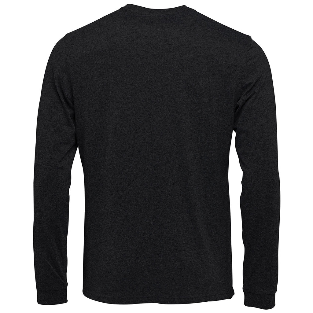 Stormtech Men's Black Torcello Long Sleeve Henley