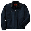 CornerStone Men's Tall Navy/Black Duck Cloth Work Jacket